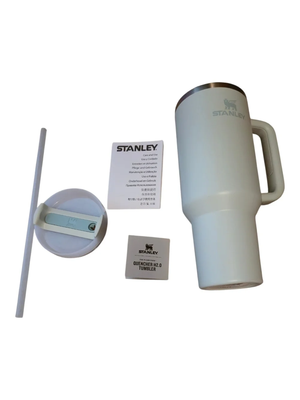 Stanley Quencher H2.0 Flowstate Double Wall Insulated Tumbler, 40 oz - Mist - Picture 2 of 8